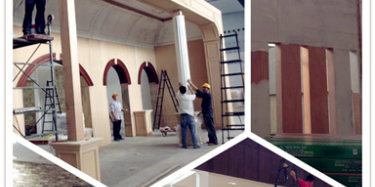 2014廣州家具展規(guī)模盛大，畢加圓滿完成搭建