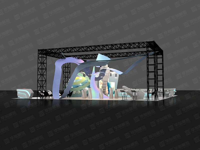 衛(wèi)生用品展臺(tái)特裝搭建 衛(wèi)生用品展臺(tái)特裝搭建