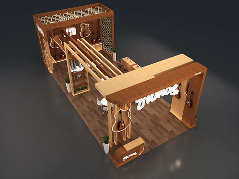 楚門吉他——樂(lè)器展設(shè)計(jì)搭建