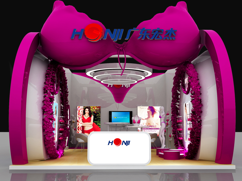 宏杰內(nèi)衣實業(yè)——內(nèi)衣服裝展搭建