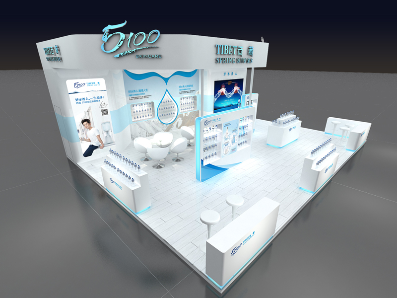 西藏冰川框泉水——食品飲料展搭建 西藏冰川框泉水——食品飲料展搭建